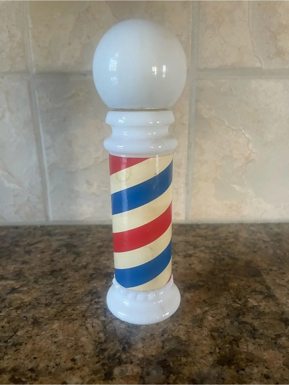 Vintage Avon Barber Pole container